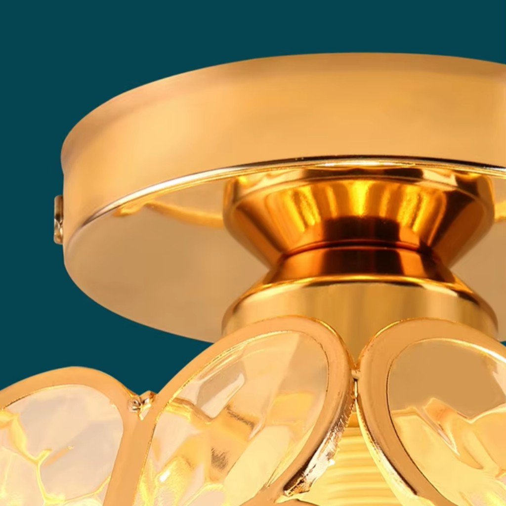 PetalGlow Vintage Floral Hallway Ceiling Light