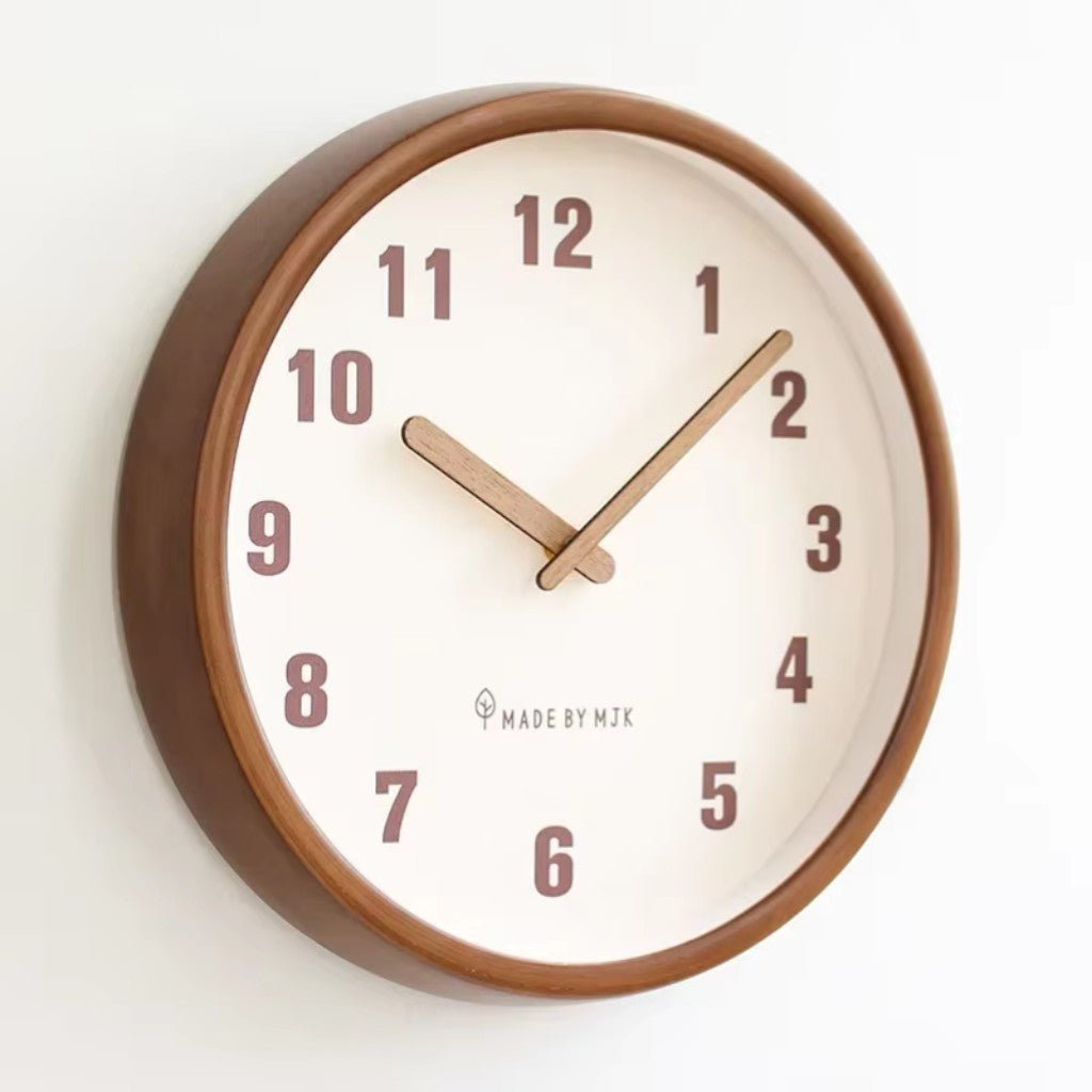ArborFrame Solid Wood Silent Wall Clock