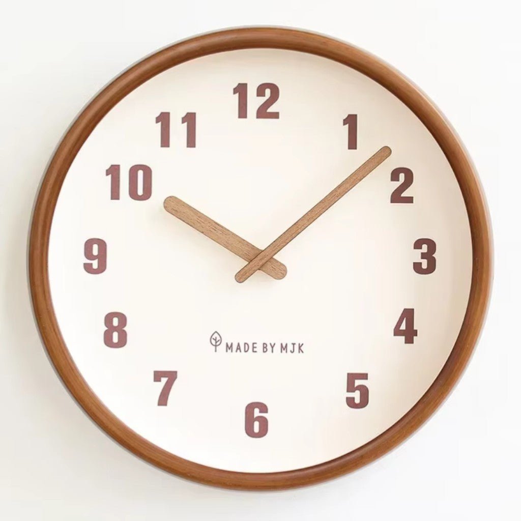 ArborFrame Solid Wood Silent Wall Clock