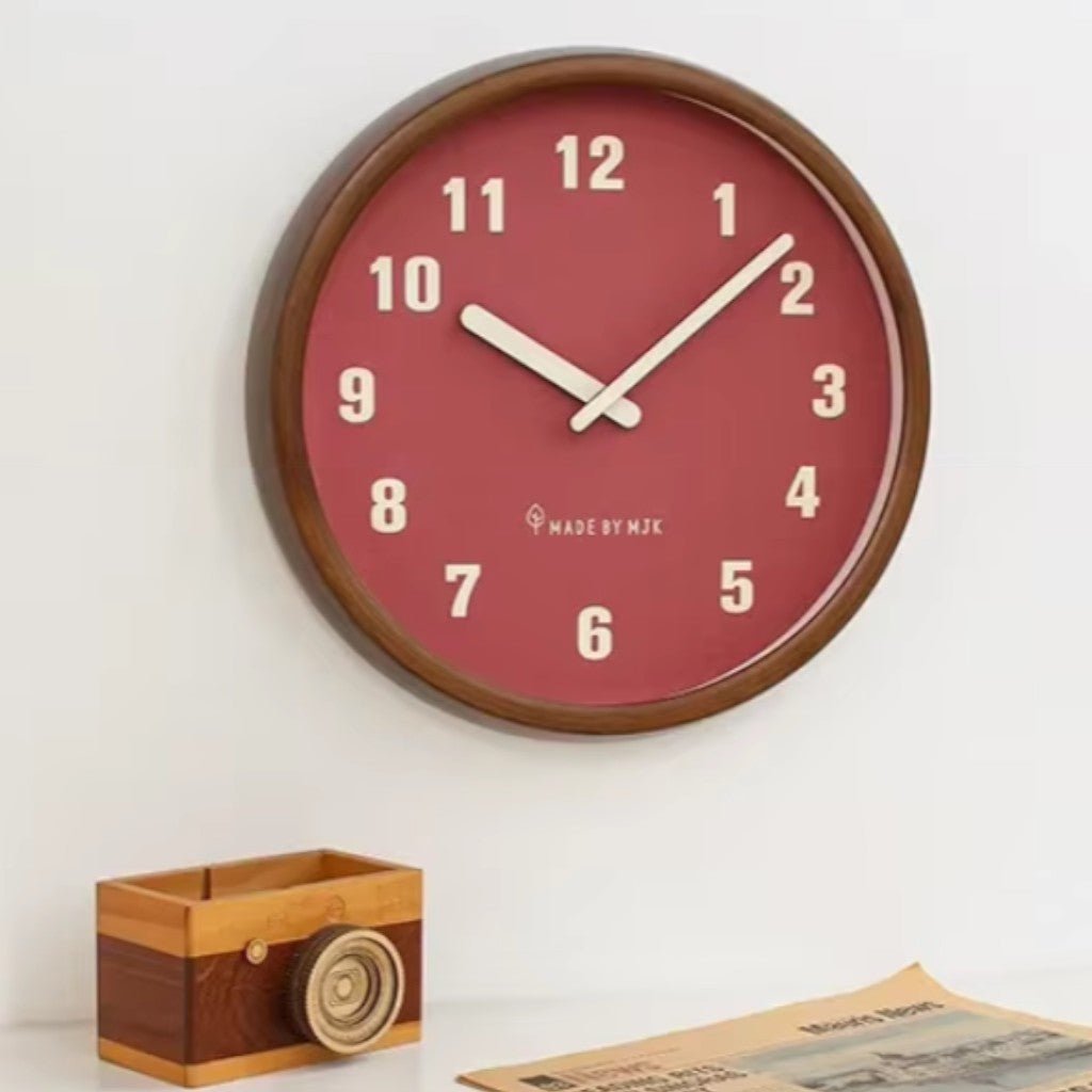 ArborFrame Solid Wood Silent Wall Clock