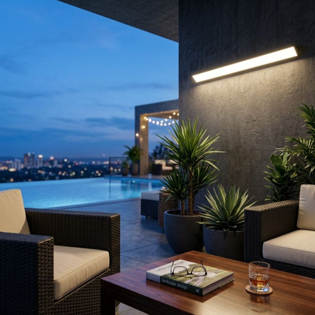 AuraGuard LED Outdoor Wall Light - Waterproof and Energy Efficient