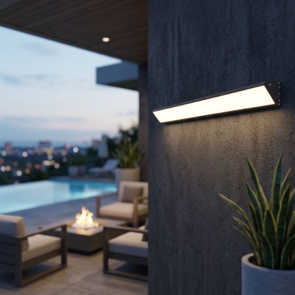 AuraGuard LED Outdoor Wall Light - Waterproof and Energy Efficient