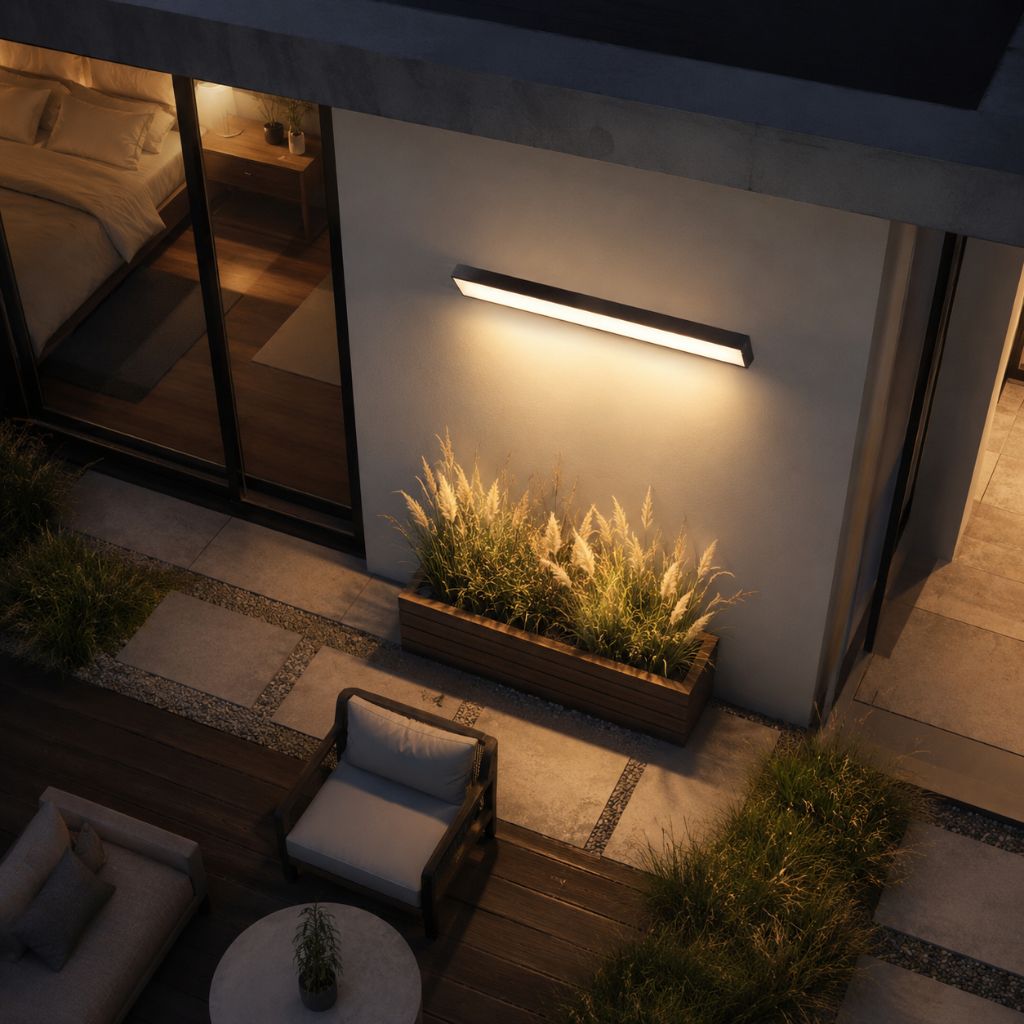 AuraGuard LED Outdoor Wall Light - Waterproof and Energy Efficient