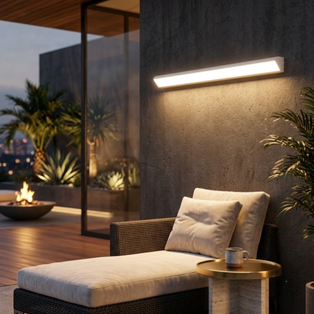 AuraGuard LED Outdoor Wall Light - Waterproof and Energy Efficient