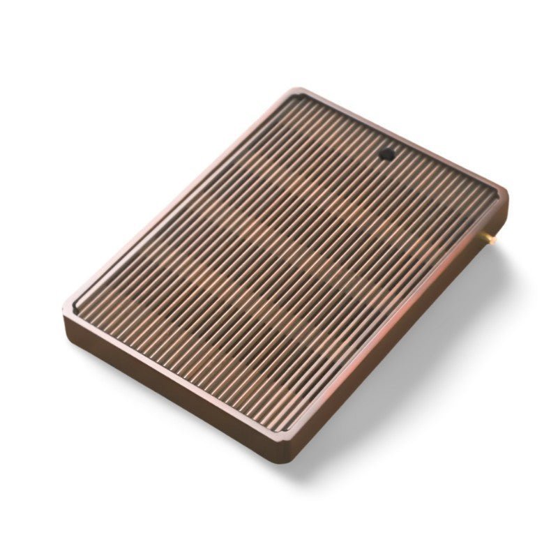 Bamboo Tea Tray Water Drain - Japanese Style