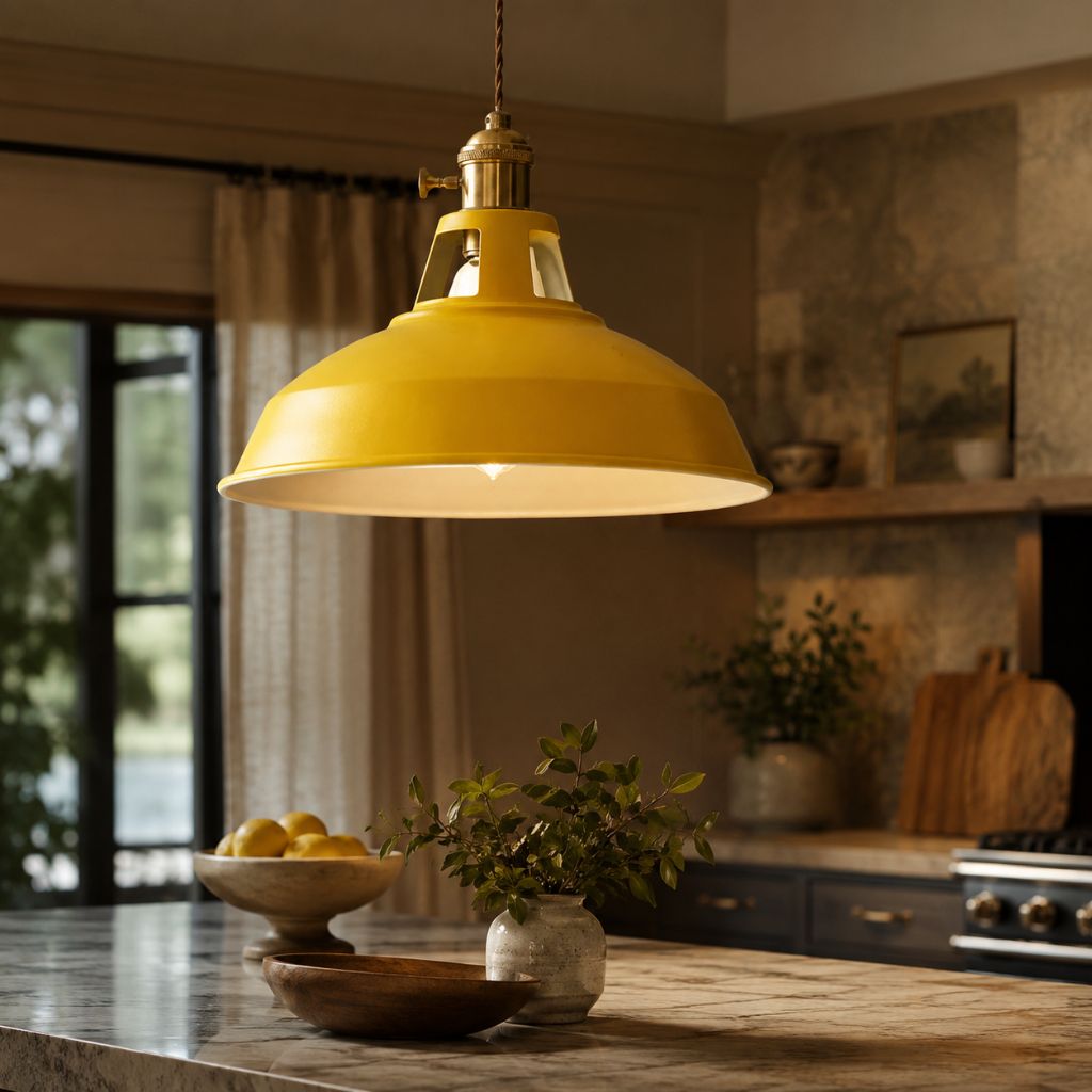 Classic Industrial Metal Pendant Light