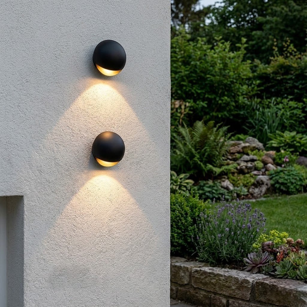 Eclipse Waterproof Modern Outdoor Wall Lamp