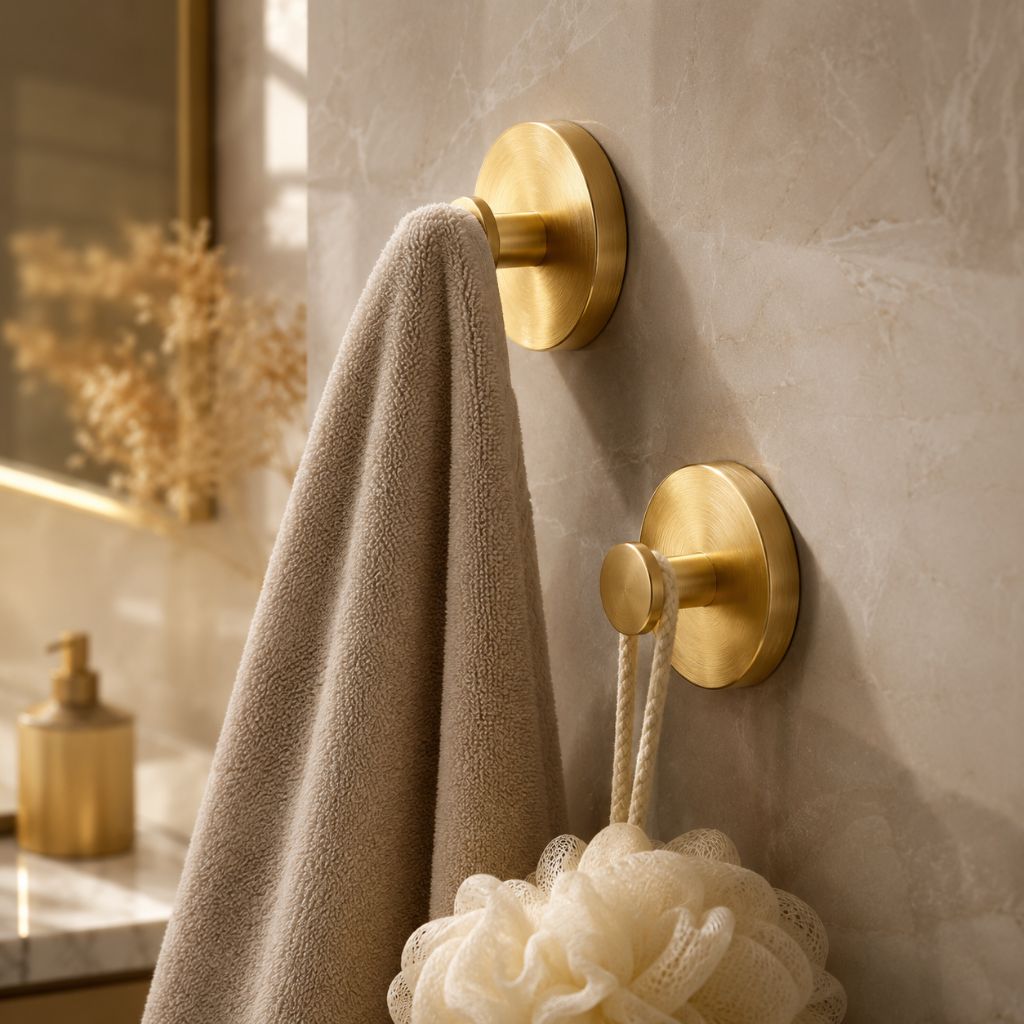 Elevated Suction Wall Hooks | 4-Pack - No-Drill