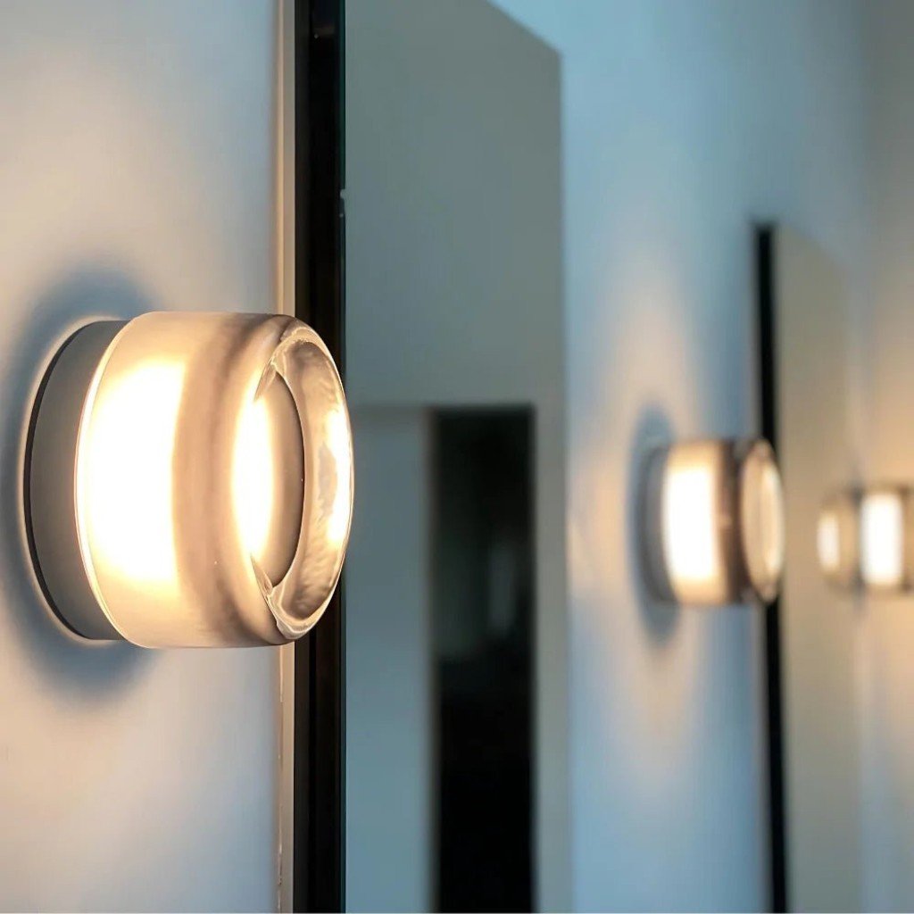 Frosted Glass Wall Sconce