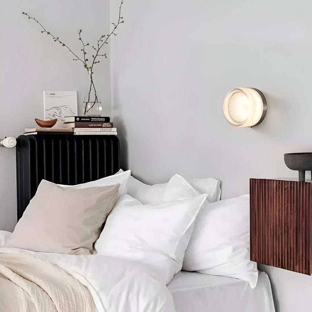 Frosted Glass Wall Sconce
