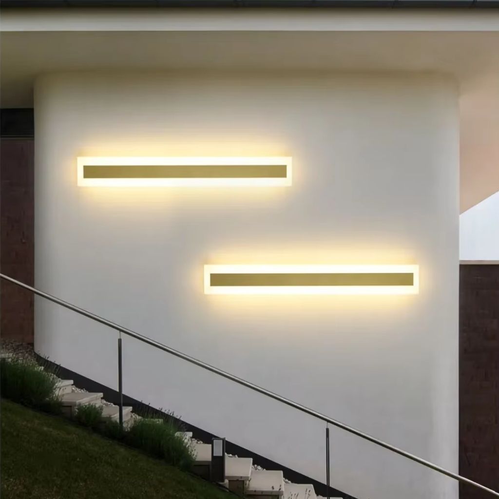 Golden Waterproof LED External Wall Lights