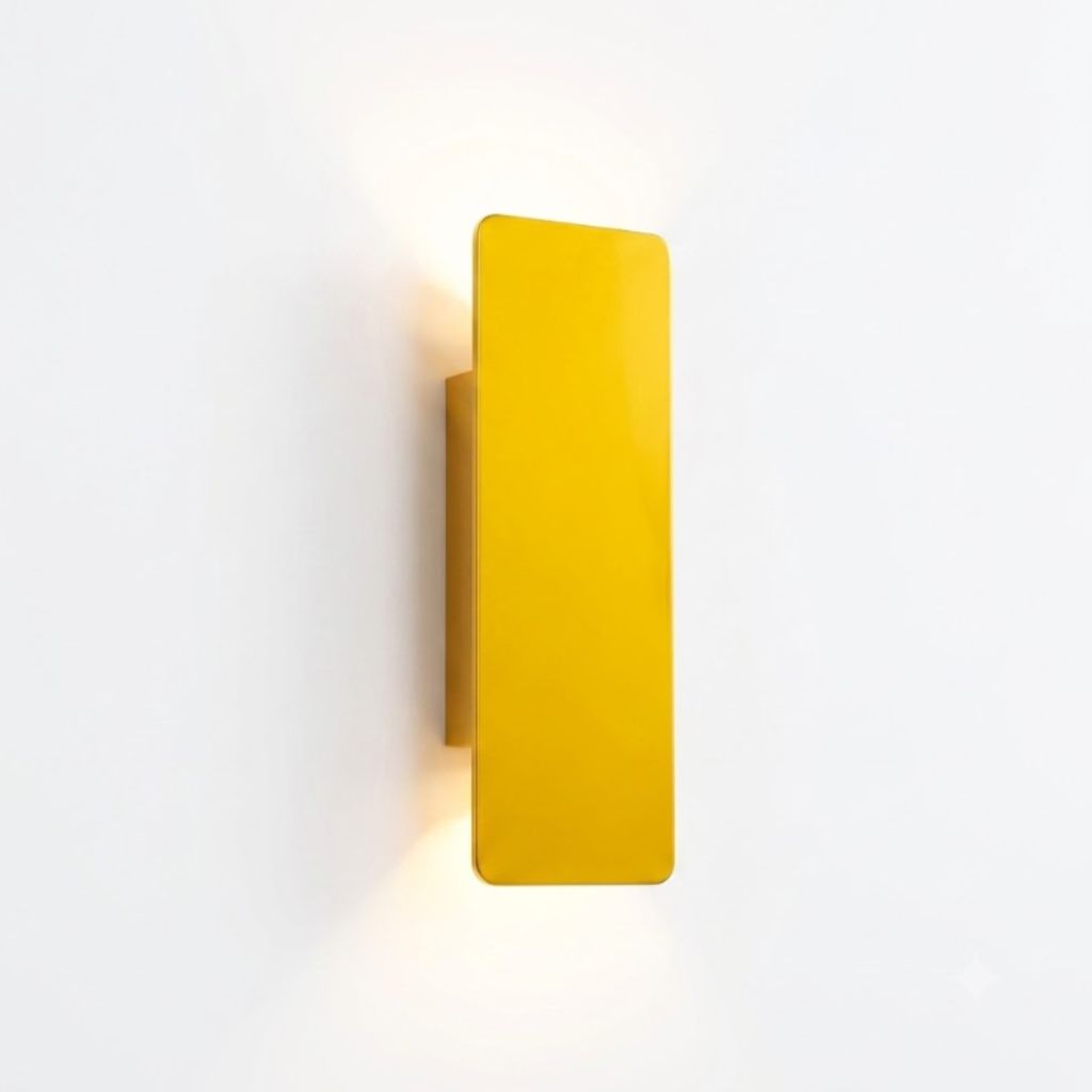 Golden Weatherproof LED Wall Lights - Outdoor Style and Durability
