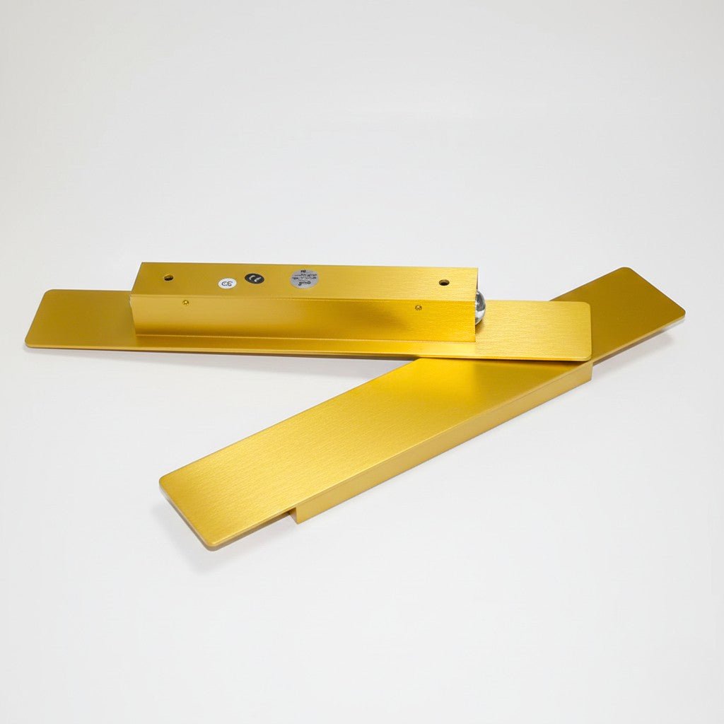 Golden Weatherproof LED Wall Lights - Outdoor Style and Durability