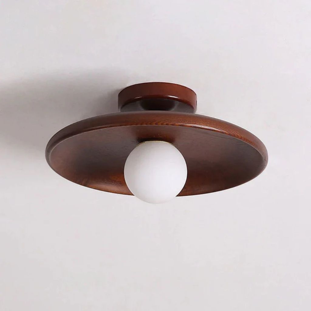 HaloWood Nordic Wood Round Ceiling Light
