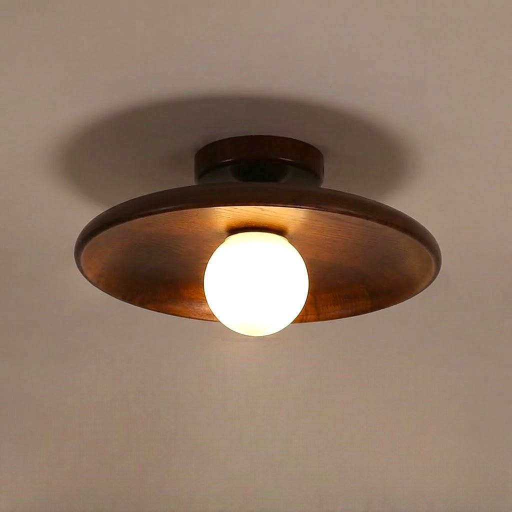 HaloWood Nordic Wood Round Ceiling Light