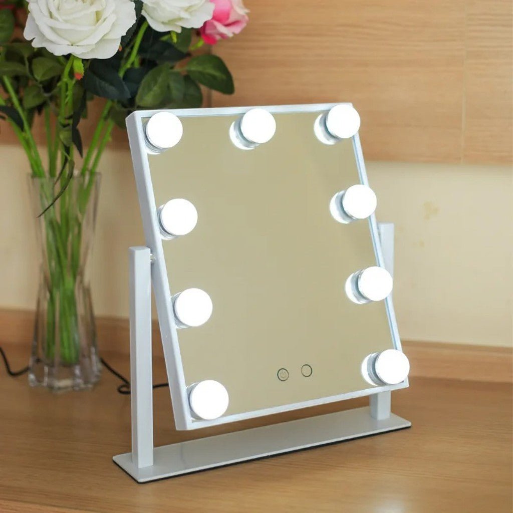 Hollywood Vanity Mirror with LED Bulbs 360° Rotation
