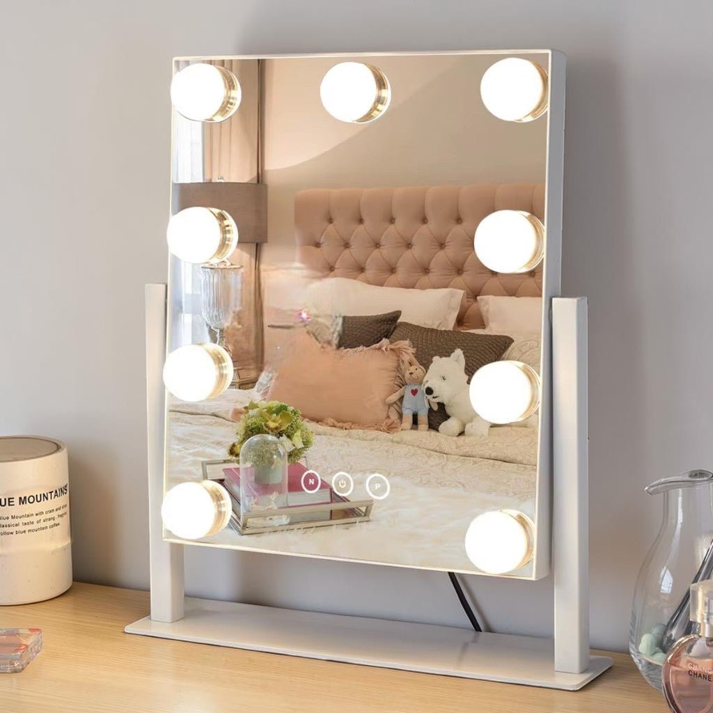 Hollywood Vanity Mirror with LED Bulbs 360° Rotation