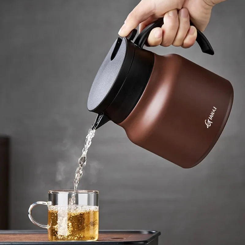 Insulated Teapot with Built-in Infuser and Ceramic Stainless Steel Liners
