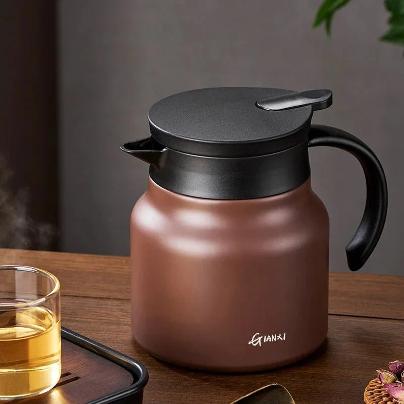 Insulated Teapot with Built-in Infuser and Ceramic Stainless Steel Liners
