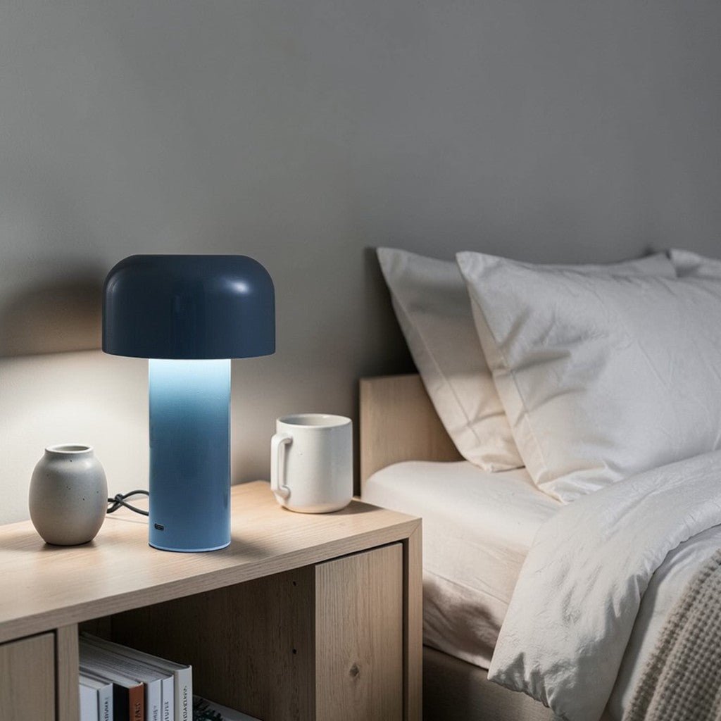 Italian Cordless Table Lamp with Tricolor Dimming