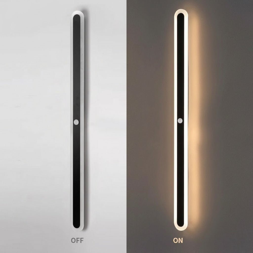 LED Linear Outdoor Wall Light Motion Sensor IP65 Waterproof