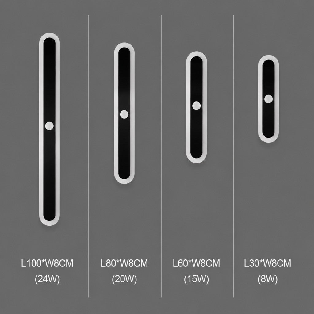 LED Linear Outdoor Wall Light Motion Sensor IP65 Waterproof