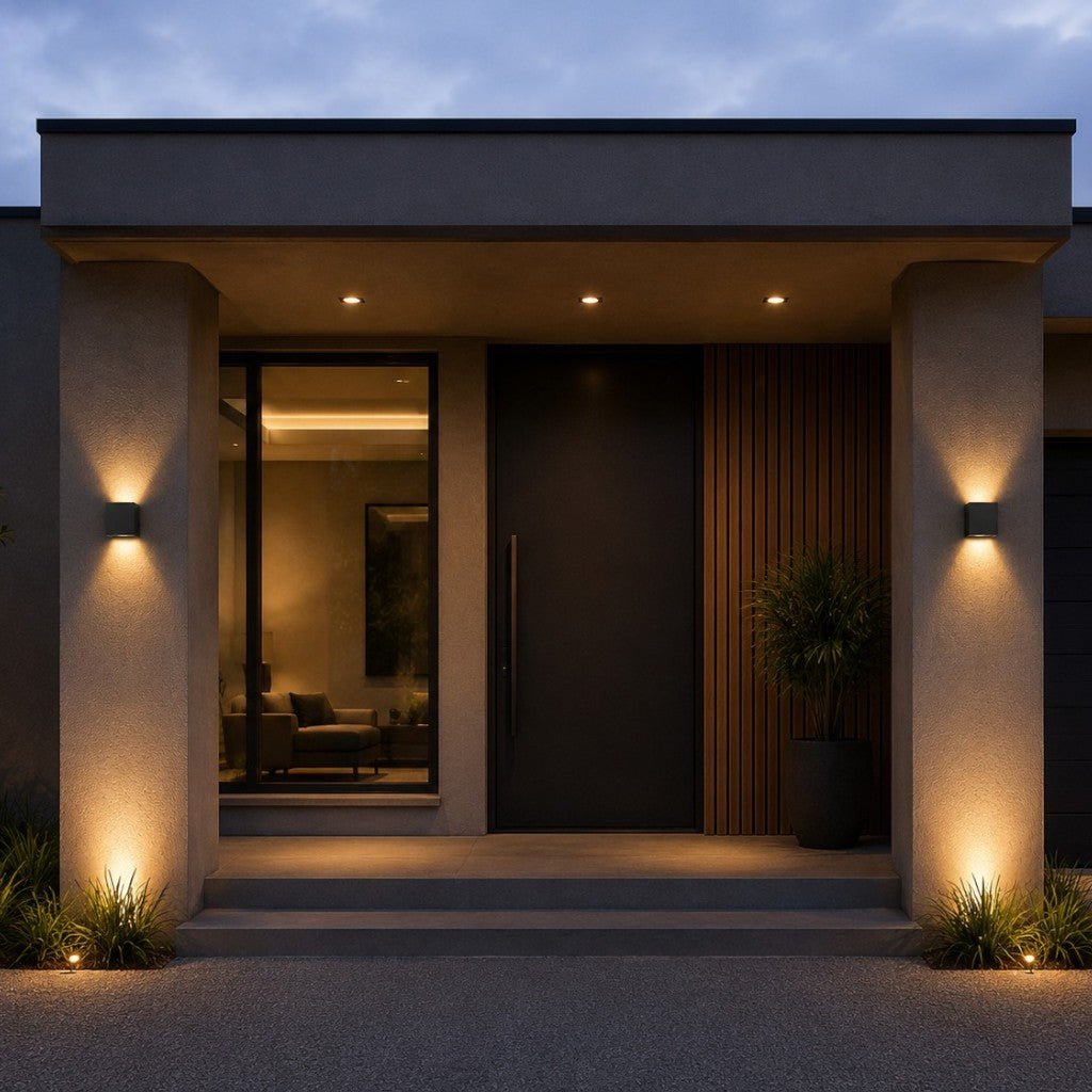 LED Outdoor Wall Light Motion Sensor IP65 Up Down Sconce