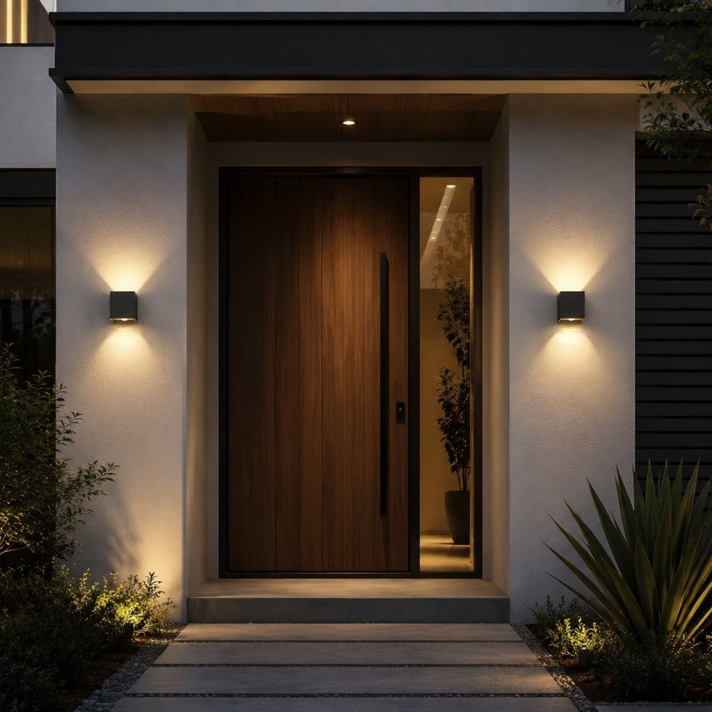 LED Outdoor Wall Light Motion Sensor IP65 Up Down Sconce