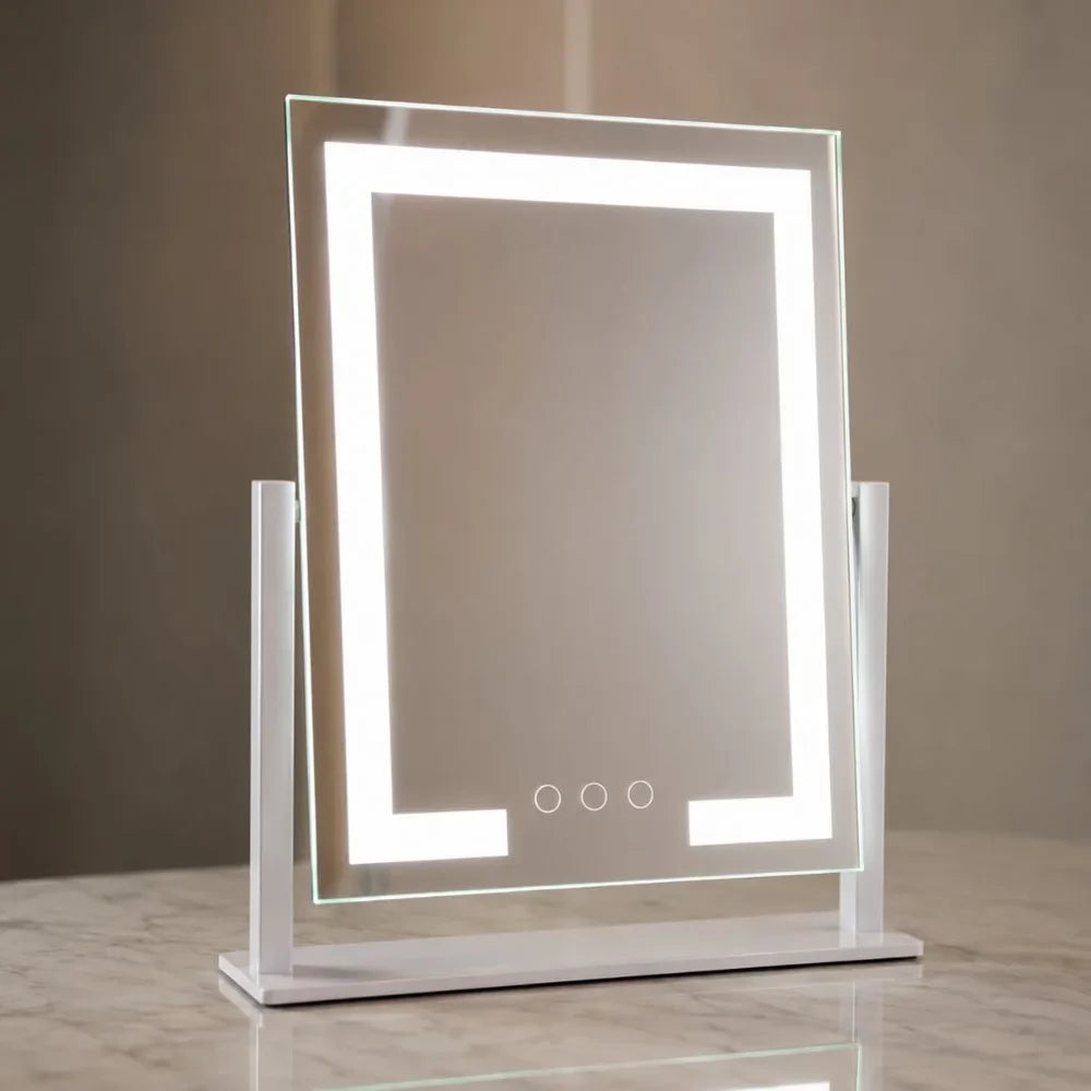 Lighted Vanity Makeup Mirror 3 Colour LED Touch Control 15x Magnifying