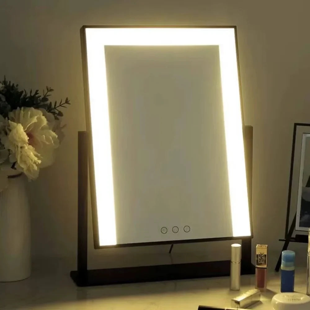 Lighted Vanity Makeup Mirror 3 Colour LED Touch Control 15x Magnifying