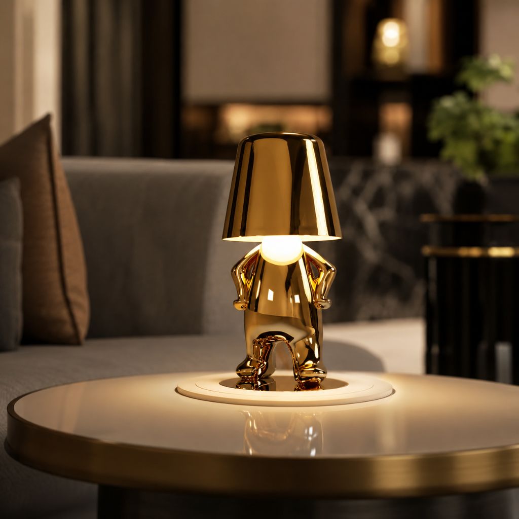 Little Man Lamp | Humanoid Design with Touch Control