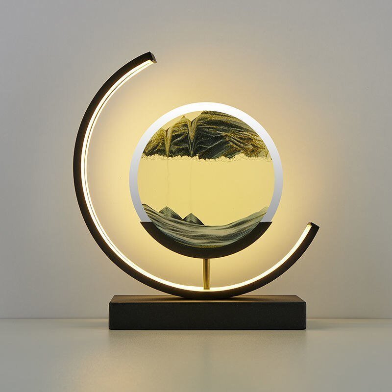 lluminated Sandscapes Art for Tranquil Home Decor