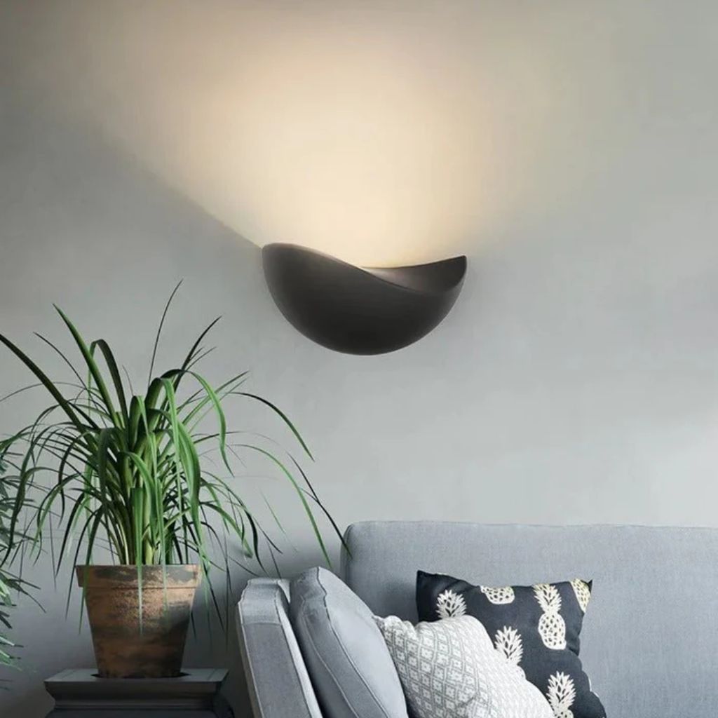 Minimalist Half-Round LED Wall Light