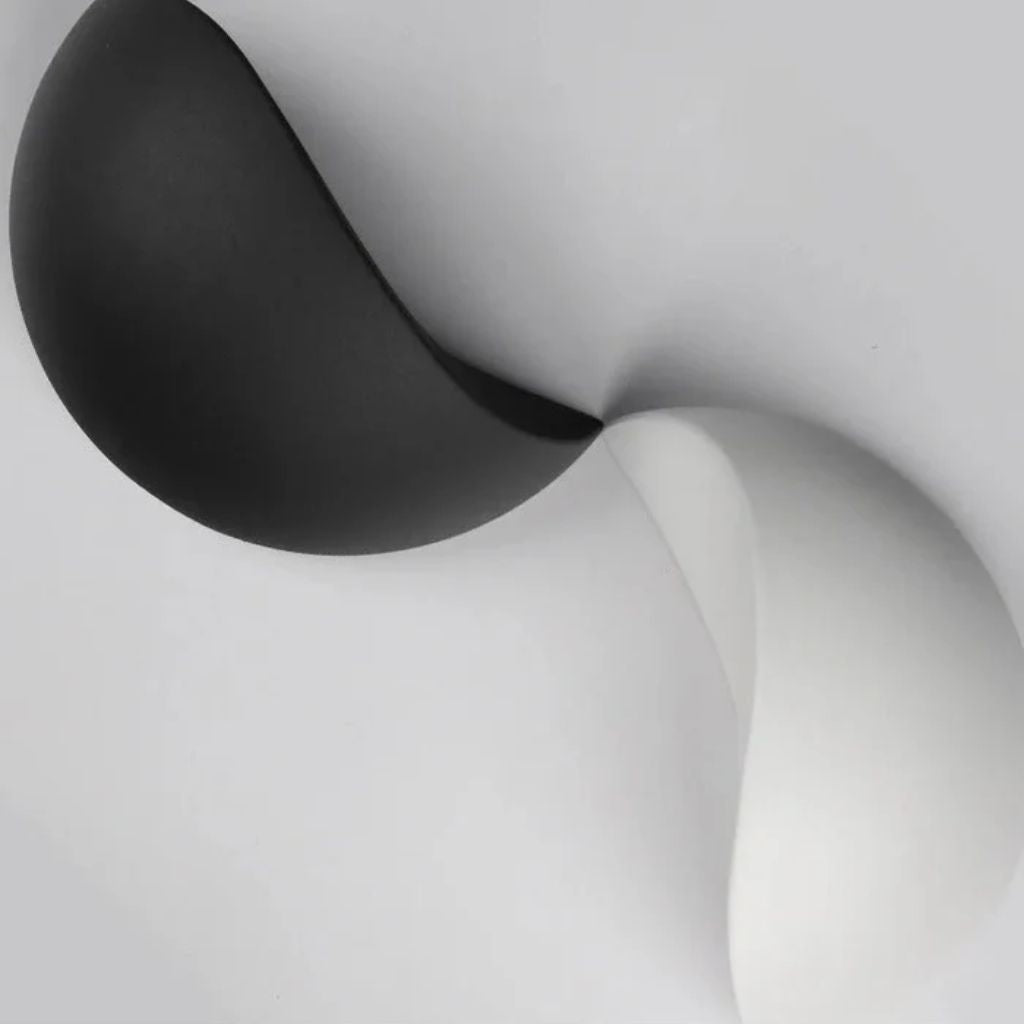 Minimalist Half-Round LED Wall Light