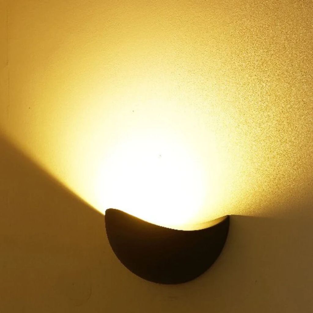 Minimalist Half-Round LED Wall Light