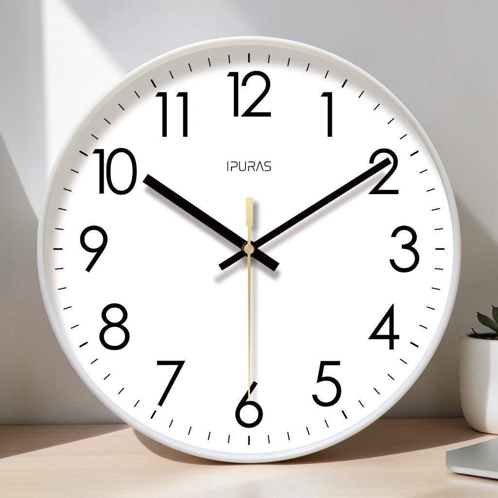 Minimalist Nordic Wall Clock Quiet Quartz