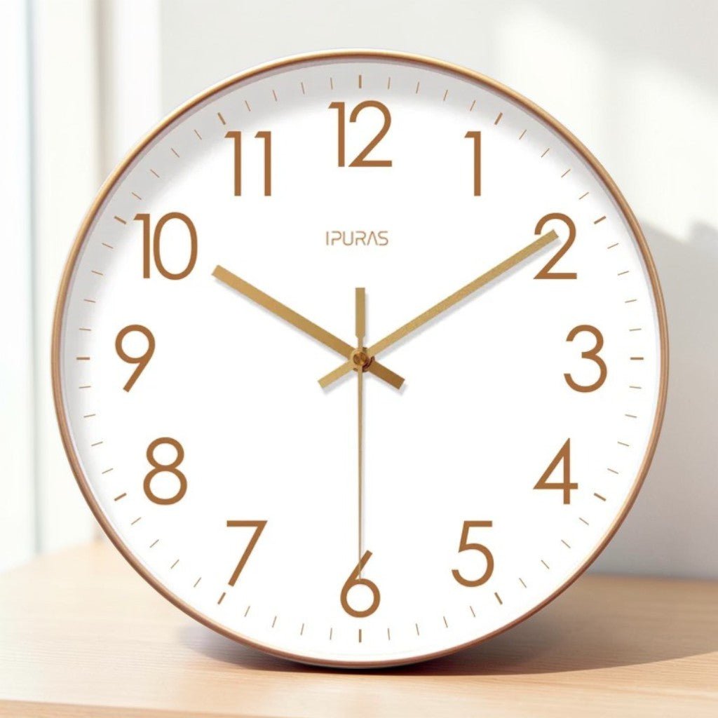 Minimalist Nordic Wall Clock Quiet Quartz