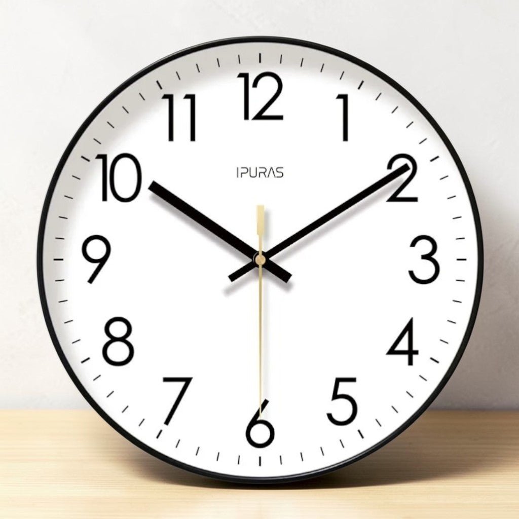Minimalist Nordic Wall Clock Quiet Quartz
