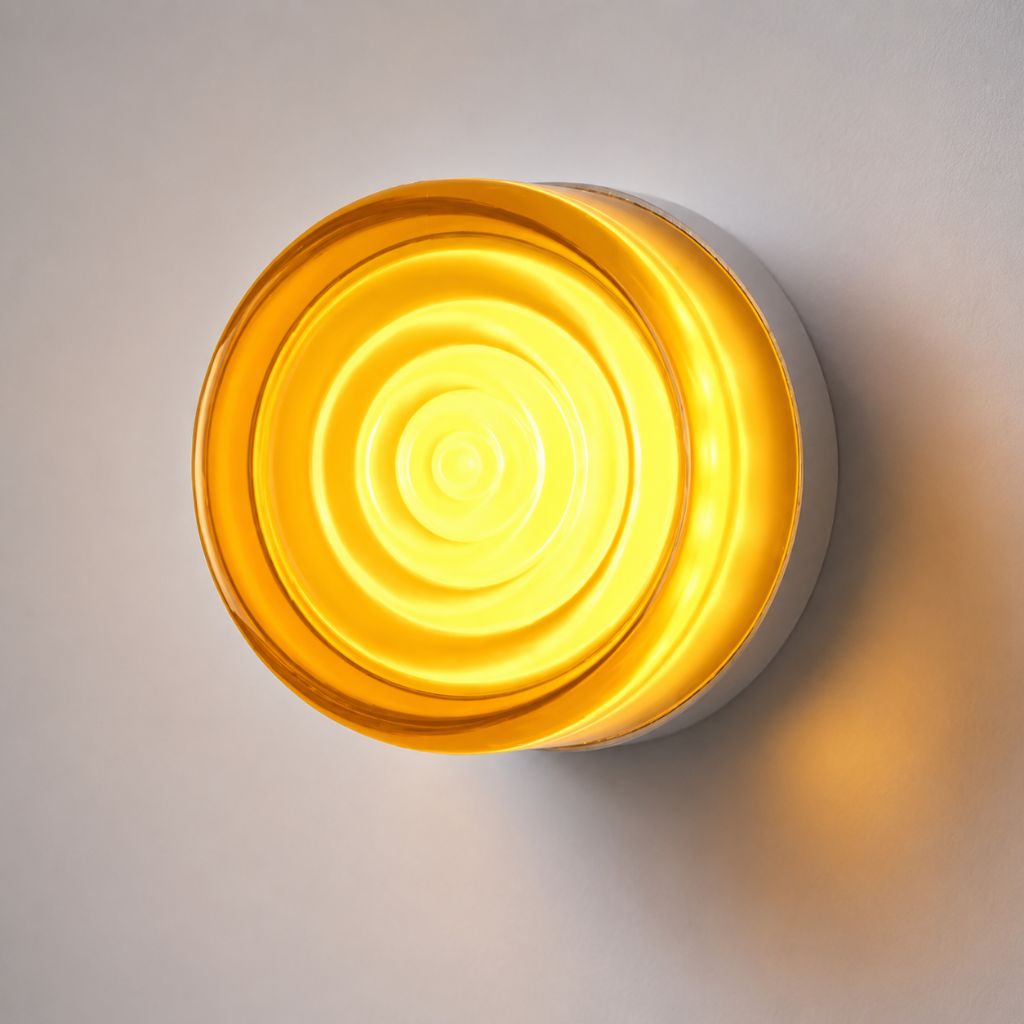 Modern Interior LED Wall Lamp - Amber Jelly Decor