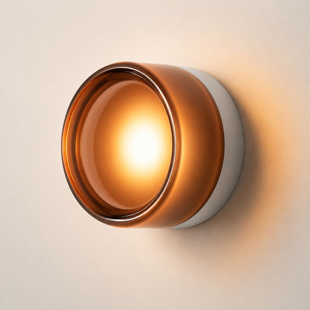 Modern Interior LED Wall Lamp - Amber Jelly Decor