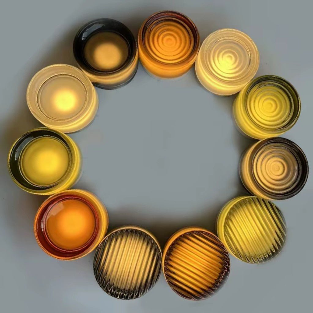 Modern Interior LED Wall Lamp - Amber Jelly Decor