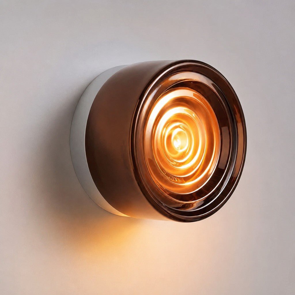 Modern Interior LED Wall Lamp - Amber Jelly Decor