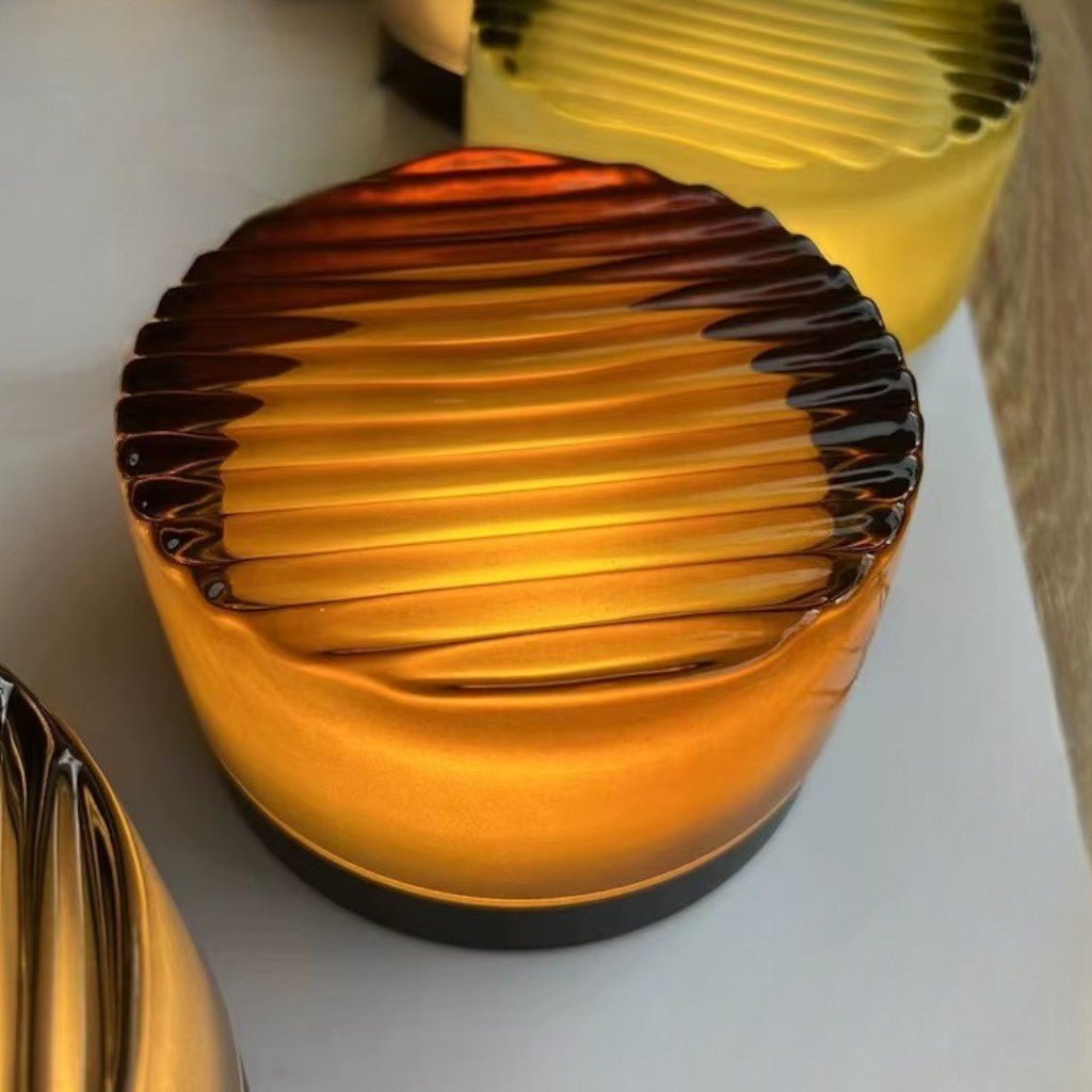 Modern Interior LED Wall Lamp - Amber Jelly Decor