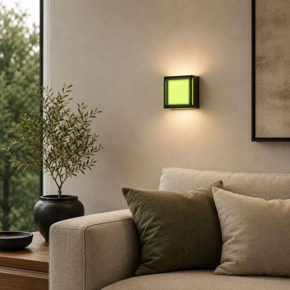 Modern LED Wall Lamp Square IP65 Indoor Outdoor Sconce