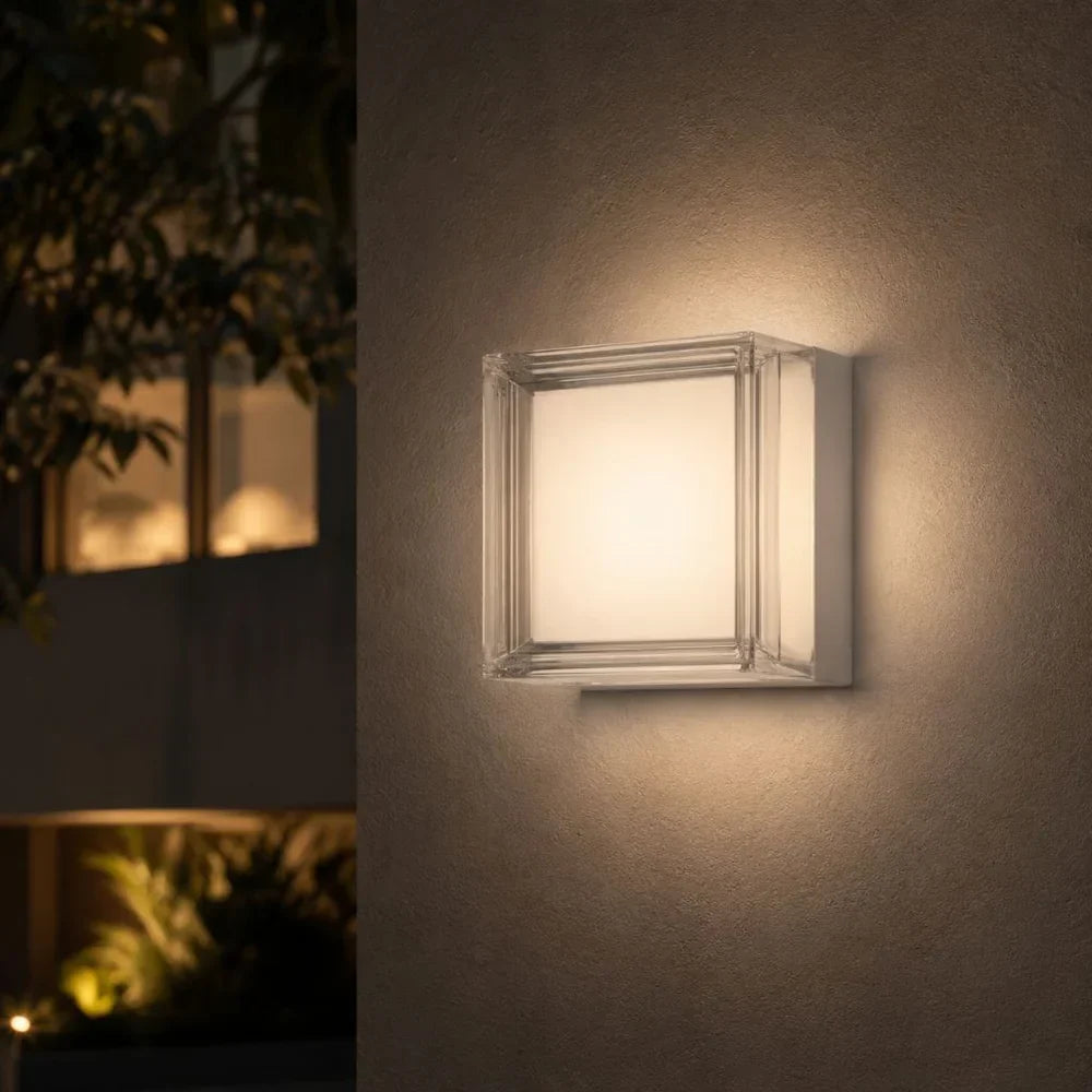 Modern LED Wall Lamp Square IP65 Indoor Outdoor Sconce