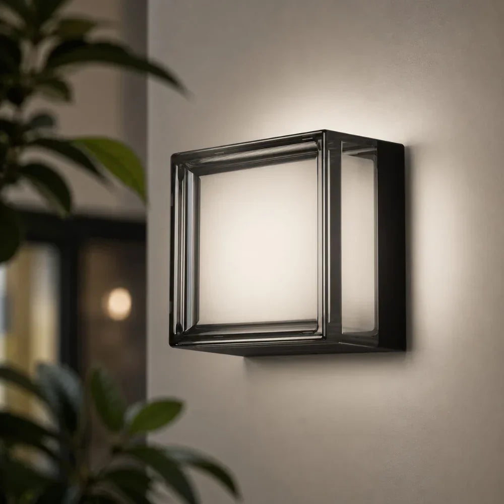 Modern LED Wall Lamp Square IP65 Indoor Outdoor Sconce