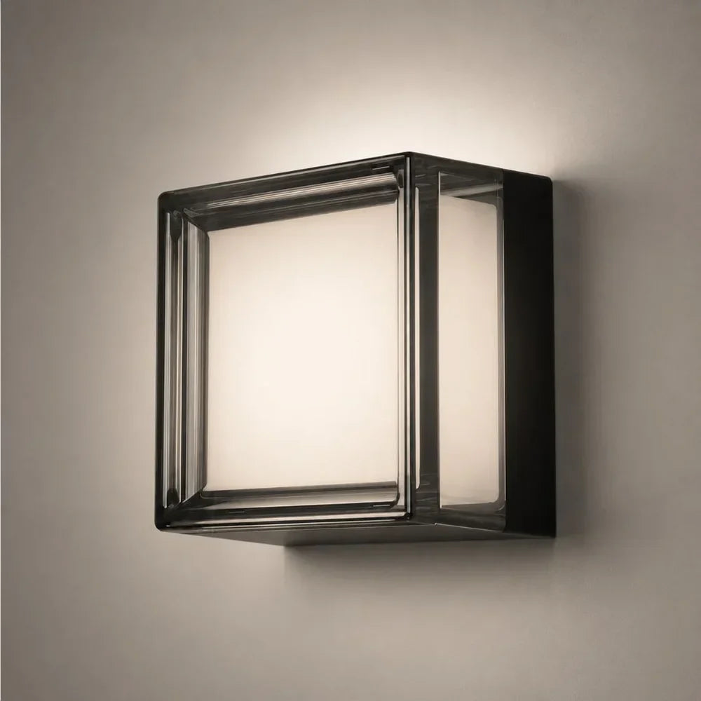 Modern LED Wall Lamp Square IP65 Indoor Outdoor Sconce