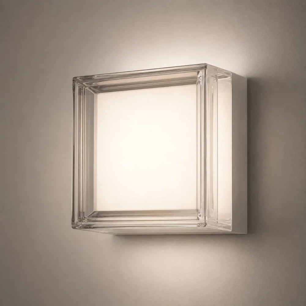 Modern LED Wall Lamp Square IP65 Indoor Outdoor Sconce