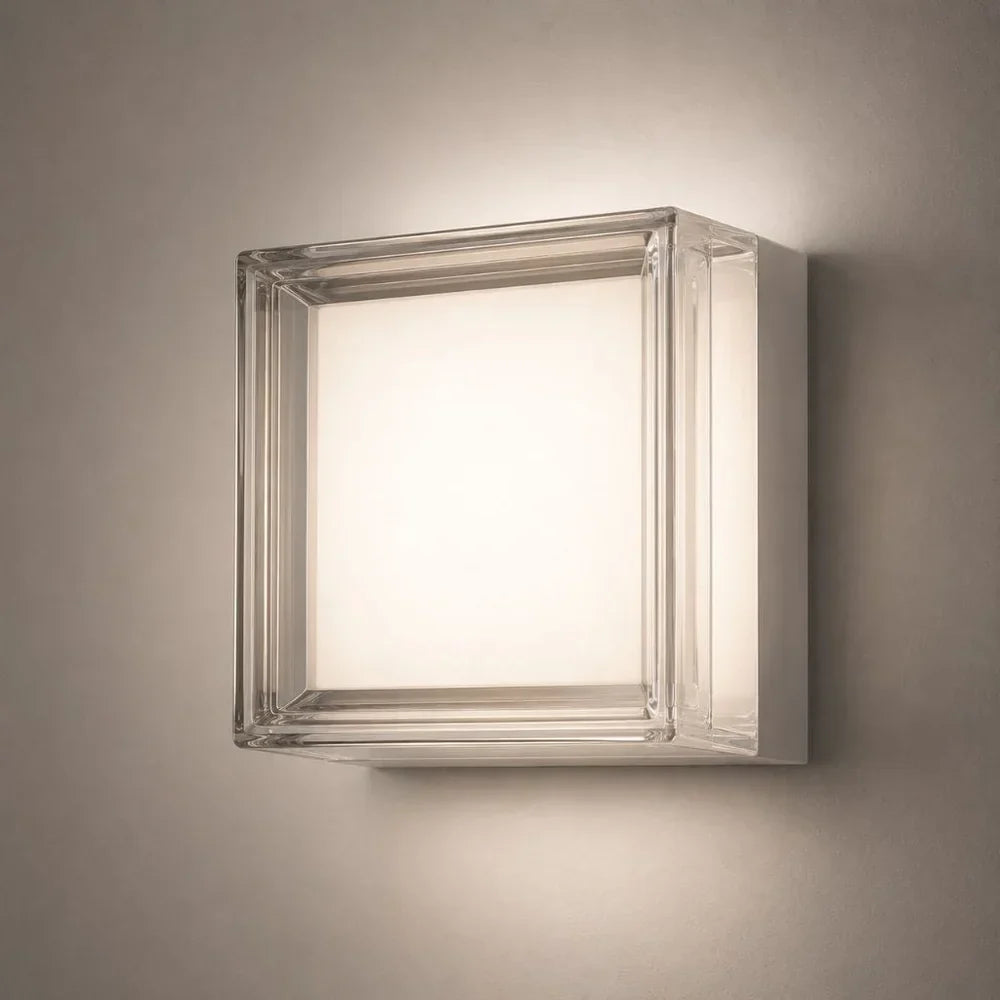 Modern LED Wall Lamp Square IP65 Indoor Outdoor Sconce