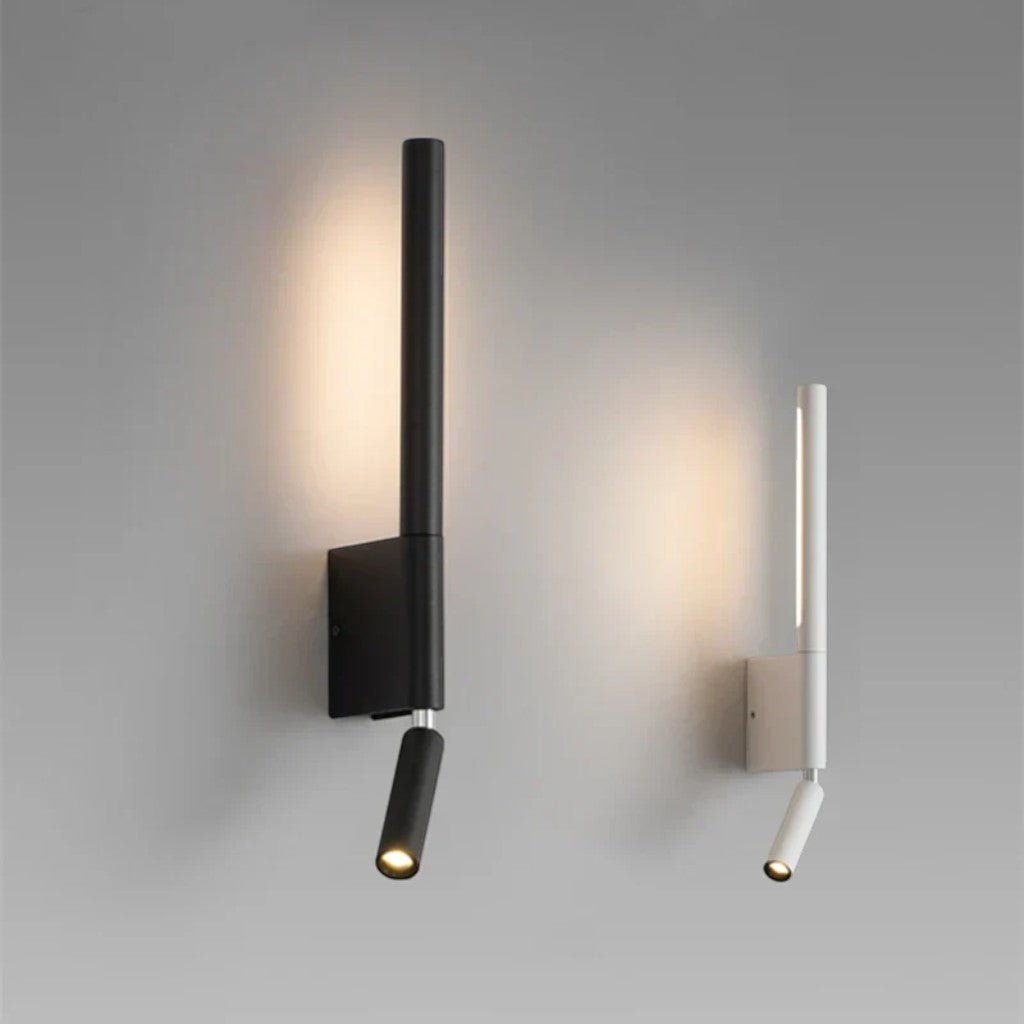 MoodLamp Bedside Wall Light with Adjustable Reading Spotlight